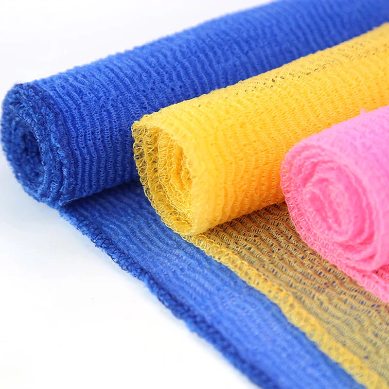 1 шт красоты кожи Отшелушивающий ткань мочалки салфетки для бани халаты японский