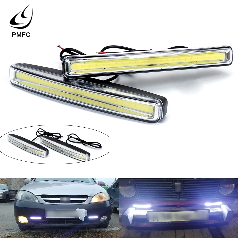 Водонепроницаемые Автомобильные противотуманные фары PMFC 15 5 см COB 2 шт. ультра