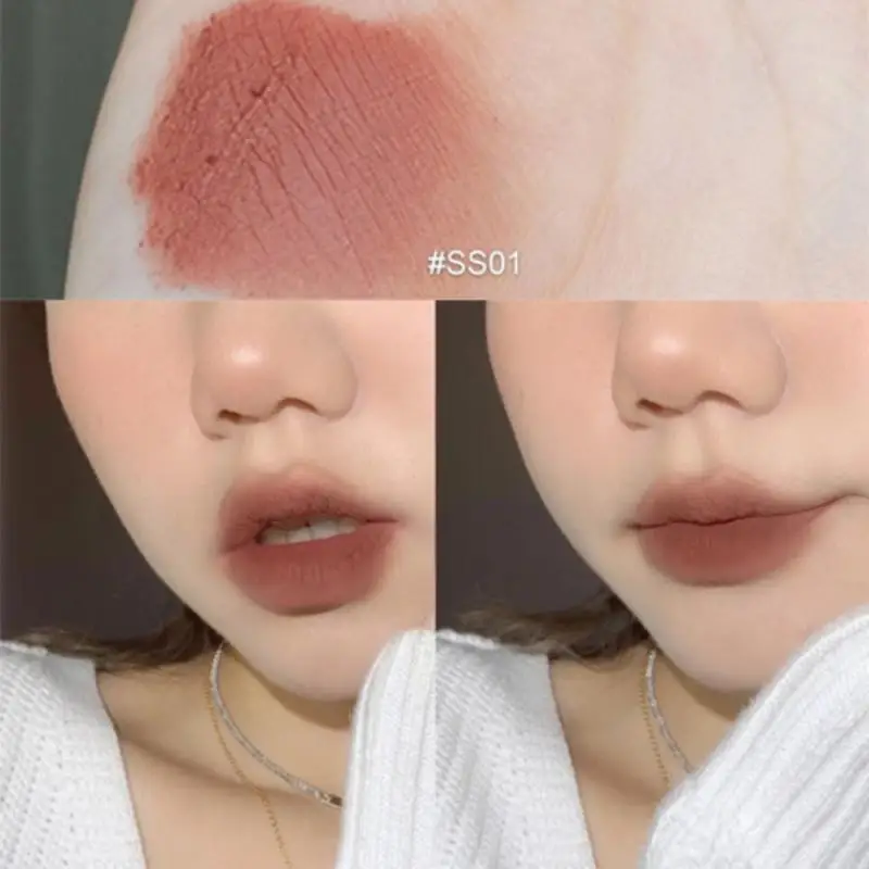 

Lip Stick Red Liquid Lip Lipstick Women Gloss Korean Cosmetics