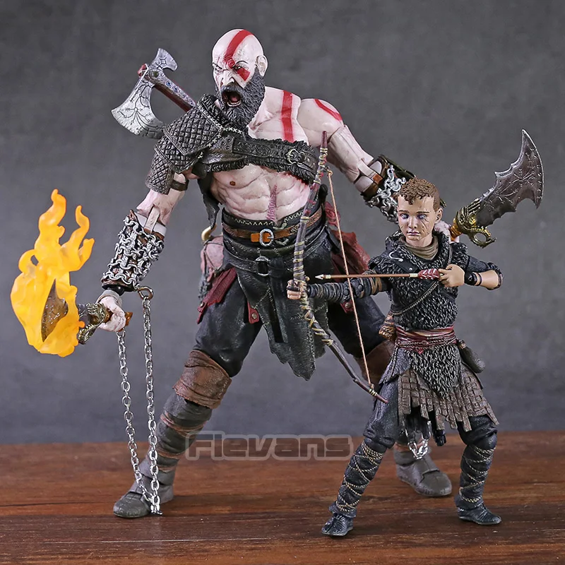 NECA God of War 2018 Kratos & Atreus Ultimate ПВХ экшн фигурка Коллекционная модель игрушка 2 шт. в