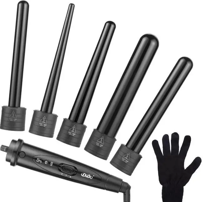 Щипцы для завивки волос 5 в 1 профессиональные щипцы гофре 9-32 мм - купить по