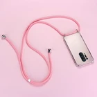 Роскошный силиконовый чехол со шнурком для телефона Oneplus 8 7T 7 Pro 6T 6 5 T 5, Ультратонкий чехол для троса для Oneplus 8 7 6 5 T, чехол