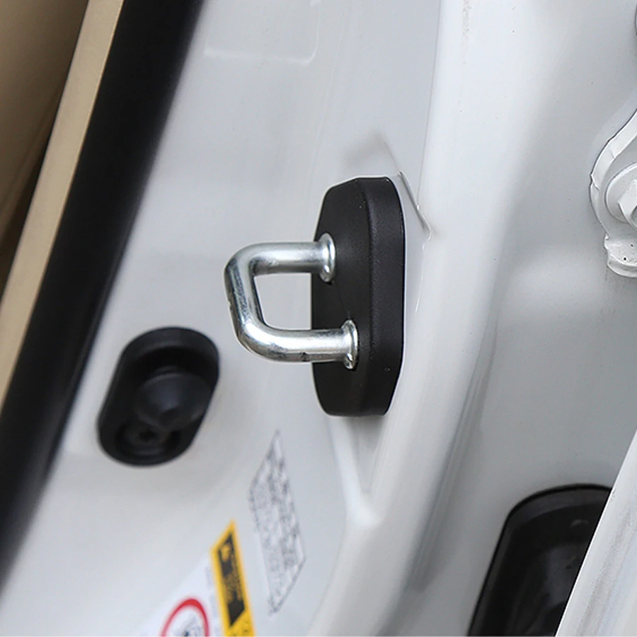 

3D ABS Door Lock Buckle Protection Protective Cover Trim For Mazda 3 Axela 2021 2015 2016 2017 2018 2020 Accessories 4pcs