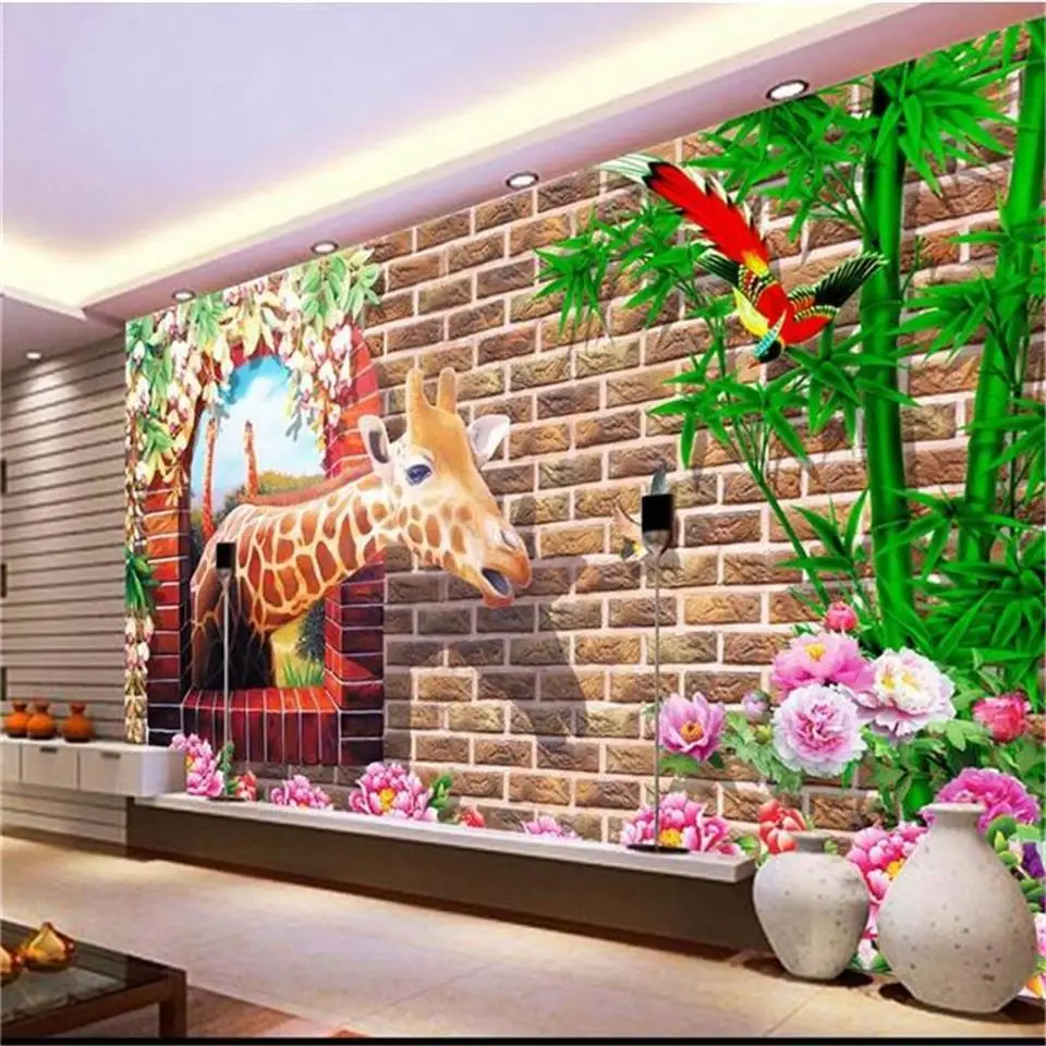 

Custom Size Mural Wallpaper Abstract Flower Fashion 3D Circle Picture Backdrop Living Room Bed Room Photo Wallpaper Home Decor