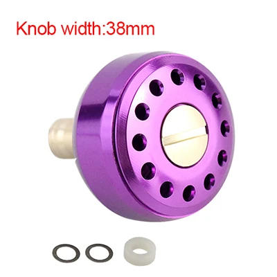 purple EKfan 3000-5000 Серия высококачественный обработанный металлический рыболовный катушка ручки приманки литье Spining барабан, рыболовные снасти аксессуар - Цвет: purple