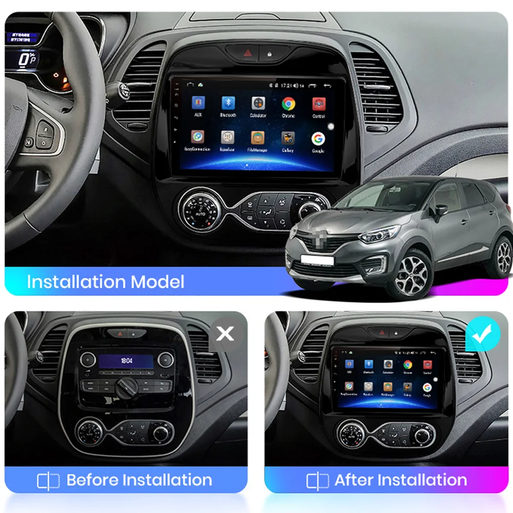 9 дюймов 2 Din Android автомобильный мультимедийный плеер авторадио Gps навигация Bluetooth
