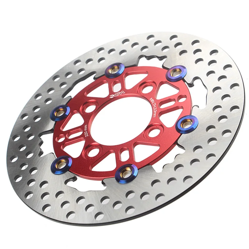 

Motorcycle Brake Rotor Disc 4 Holes 220mm Diameter for Qsmotor Center Motor for Electric Monkey Bike M3 M5 for Msx125