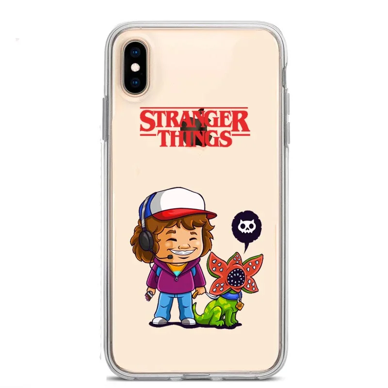 TPU Stranger things Сезон 3 Мягкий Силиконовый ТПУ чехол для телефона чехол для iPhone 8 7 6 6S Plus X XS MAX 5 5S SE XR Американский ТВ Coque Capa - Цвет: TPU