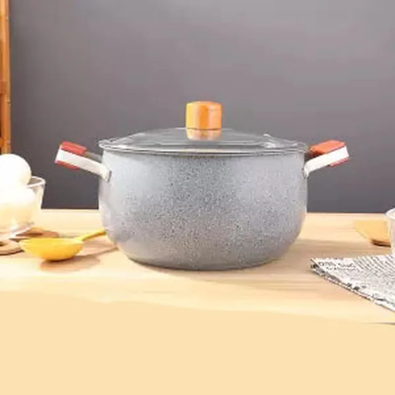 

Кухонная посуда, кастрюля для снега Maifan, каменная кастрюля для супа, пароварка, горячая кастрюля с антипригарным покрытием, Детская пищевая ...