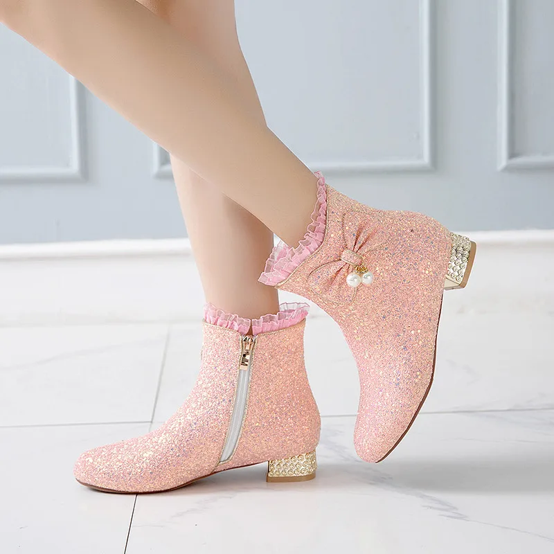 YMECHIC/осенне зимние сверкающие блестки с кристаллами вечерние свадебные