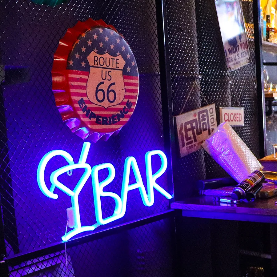 Новая Милая неоновая вывеска светодиодная Радужная лампа для спальни декор бара