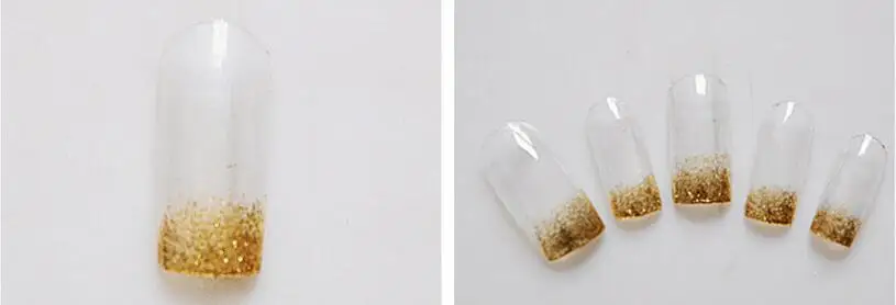 

New Style Nail Art Transfer Sponge Stamper Scraper Nail Painting Rainbow Sponge Block D102