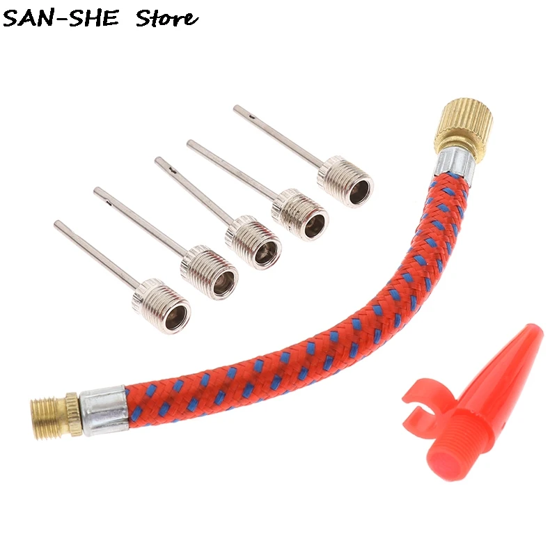 

Набор игл для накачивания шин, комплект из 7 игл для накачивания шлангов, спортивных мячей, баскетбола, футбола, волейбола, велосипеда, инстр...