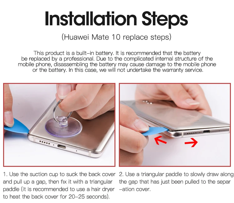 Nohon Аккумулятор для Huawei Mate 10 20 9 8 7 S P20 Pro замена Батарея HB436486ECW HB396689ECW Мобильная батарея для телефона инструменты