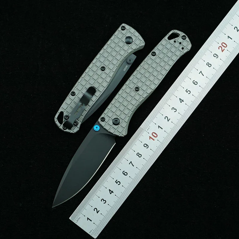 

LEMIFSHE 2022 New 535Ti Titanium Handle Mark M390 Blade Outdoor Camping Survival Hunting Kitchen Pocket EDC Tool Folding Knife