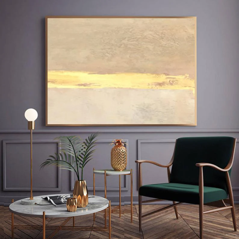 

Painting On Canvas Beige Painting Modern Painting Abstract Oil Painting Canvas Wall Painting For Living Room Oversize Abstract