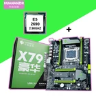 Супер игровая материнская плата HUANANZHI X79 с двумя высокоскоростными M.2 NVMe SSD Слоты хороший процессор Xeon E5 2690 C2 2,9 ГГц 2 года гарантии