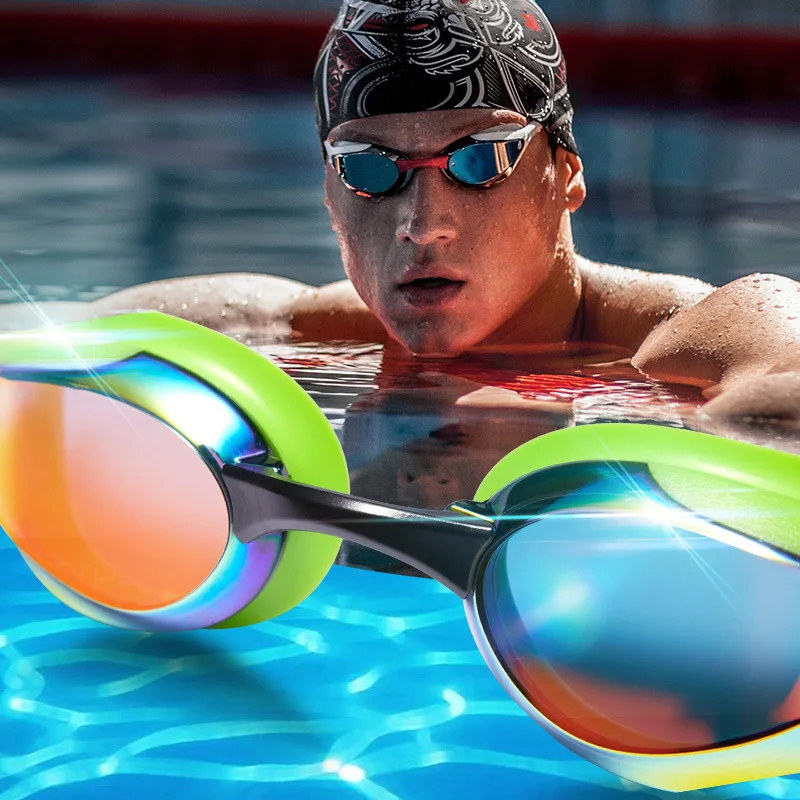 

Professional Competition Swimming Goggles Plating Anti-fog Outdoor Racing Swimming Glasses Waterproof UV Protection Swim Glasses