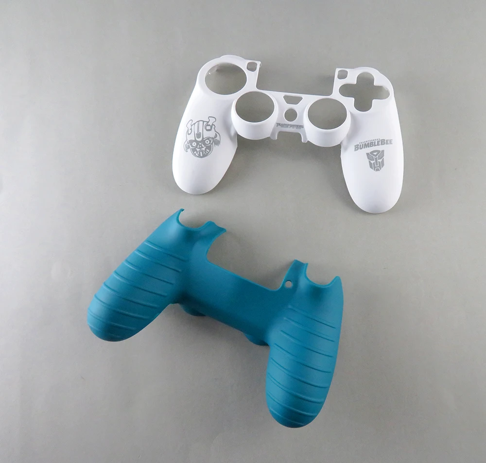 Резиновый чехол с узором для PS4 2 0 JDS 001 JDM 011 V1 передний задний твердый верхний