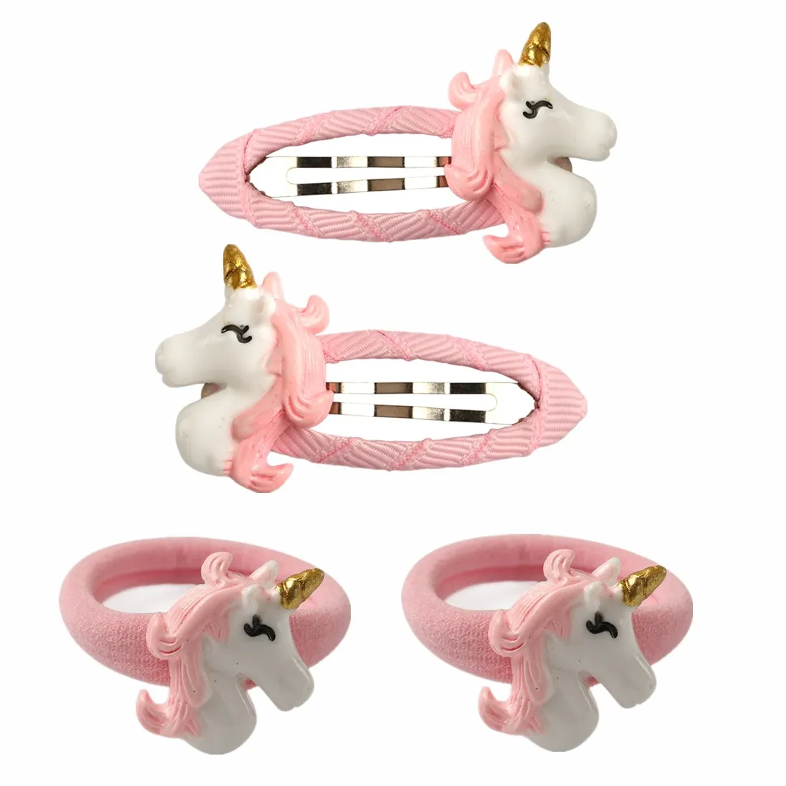 4 шт./лот детские заколки для волос в виде мультяшных фламинго совы аксессуары