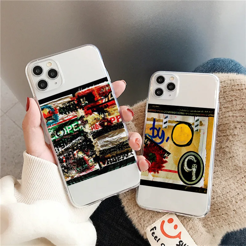 Модный GD уличный граффити INS чехол для телефона iPhone 11 Pro Чехол X XR XS MAX 7 8 Plus