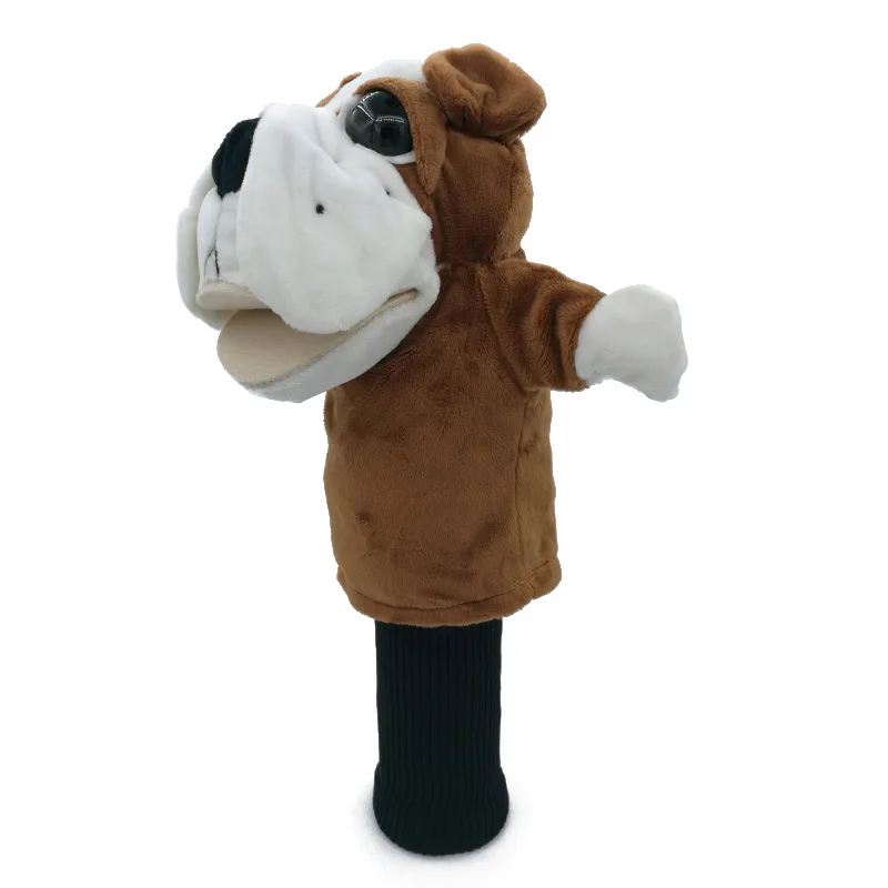 Чехлы для Головы Бульдога бульдога собаки гольфа лесовые талисманы животных