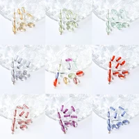 30pcsbag oval transparent acrylic beads strands colored core spacer beads for diy bracelet necklace earrings jewelry making