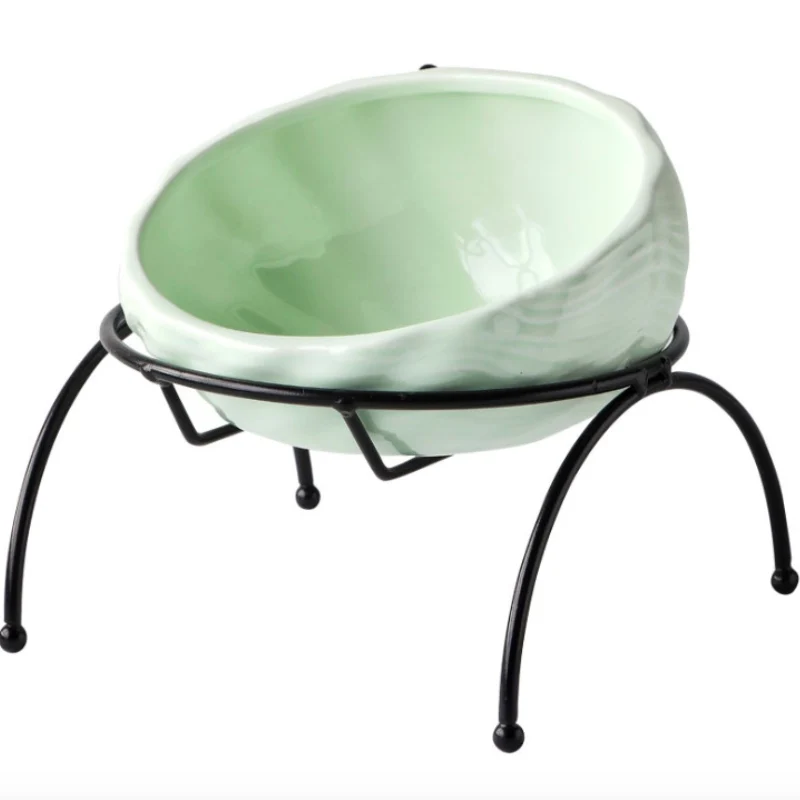 Красивая пиала для кошек и собак защиты керамика позвонка 15 градусов Диаметр