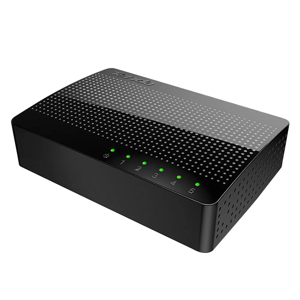 

Hub Heat Resistance 5 Port Adapter Fast Connection Home Stable Multifunction Ethernet Network Switch Office Mini LAN