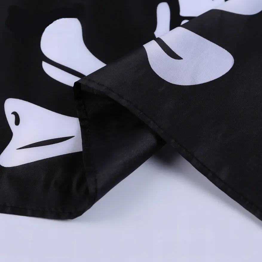 Флаг пиратского черепа Jolly Roger с двойной косточкой 90x15 0 см высококачественный