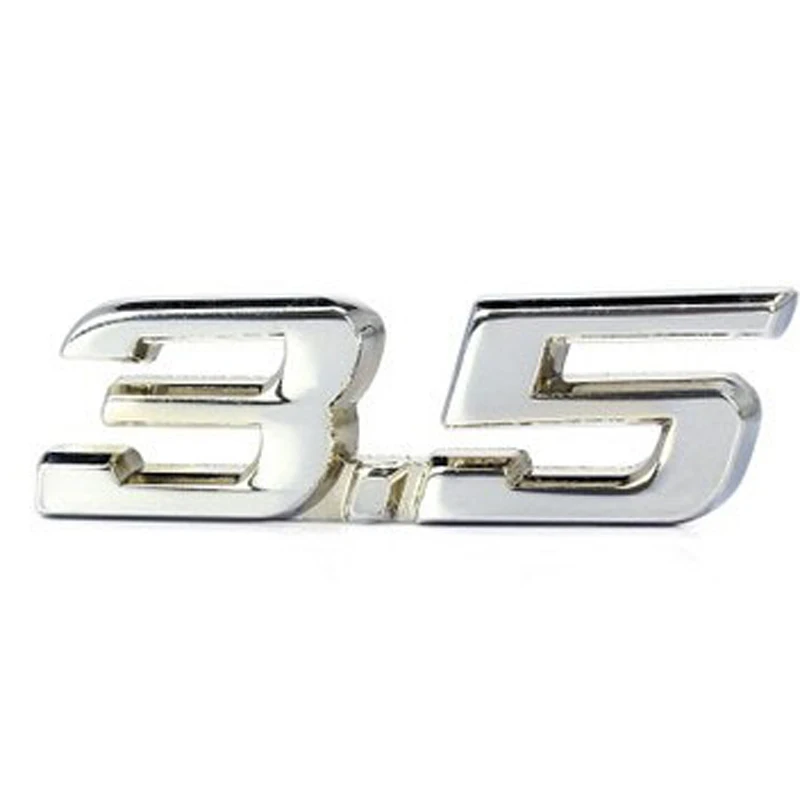 

3.5 V6 Alloy Displacement Standard Rear Tail Box Modified Car Sticker Car Exterior Decoration Sticker Suitable for Honda