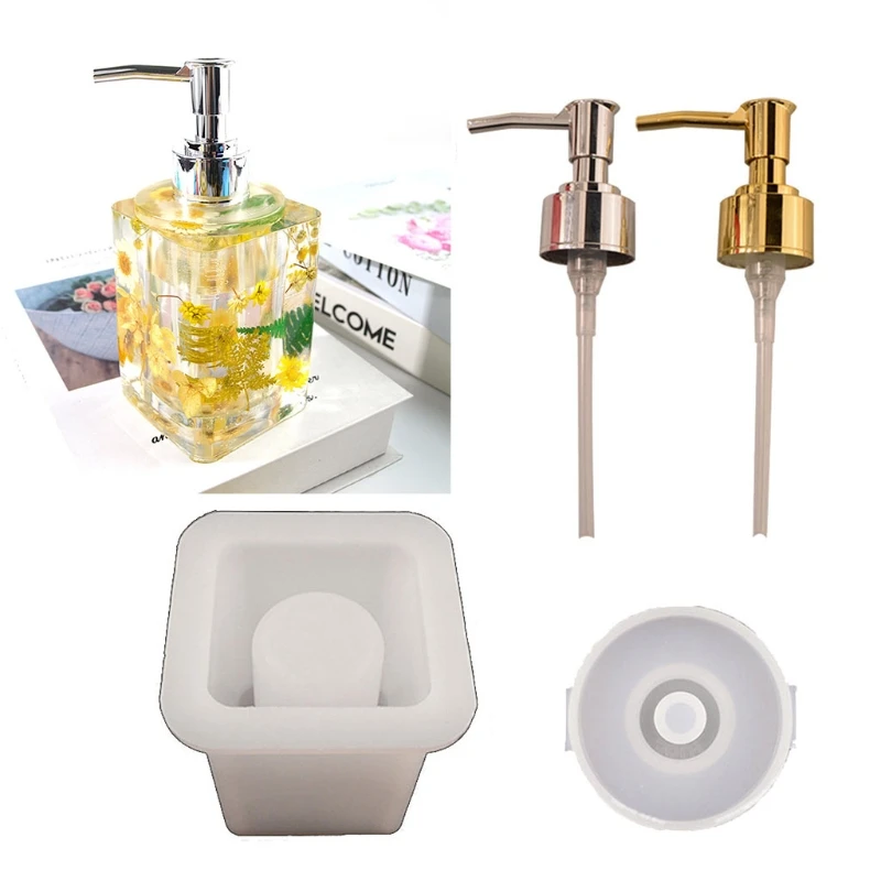 

2021 New Bottle Resin Mold with Lid Epoxy Resin Casting Moulds Box Jar Storage Resin Mold