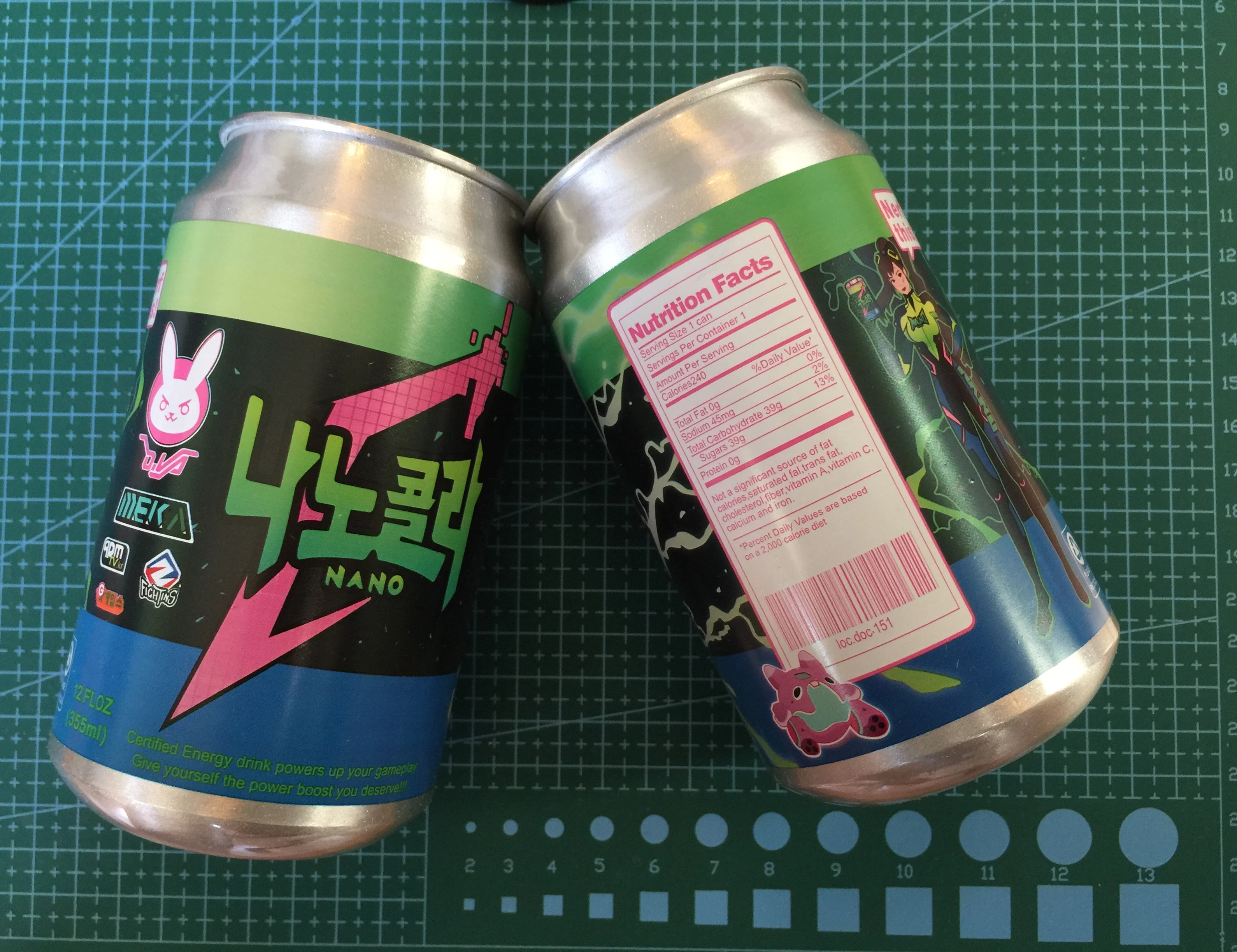 D.VA нано Кола бутылка для напитков из нержавеющей стали с ситером игра overclock