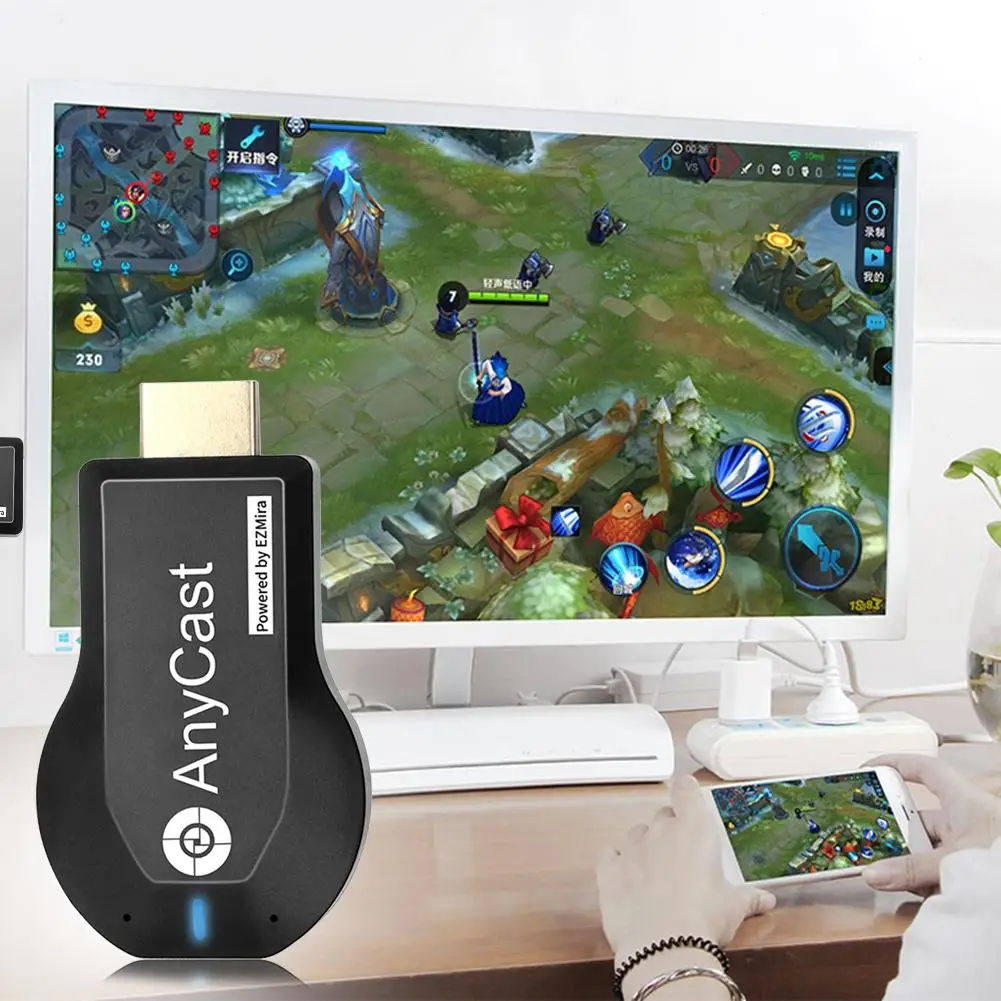 ТВ-флешка проекты Anycast M2 Plus совместимая с HDMI Miracast AirPlay DLNA беспроводной Wi-Fi-адаптер