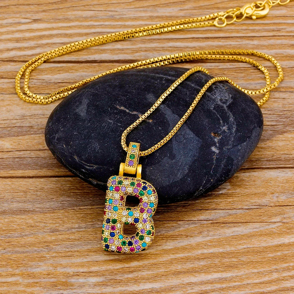 Женское Ожерелье AIBEF с подвеской в виде букв 26 дюймов | Украшения и аксессуары