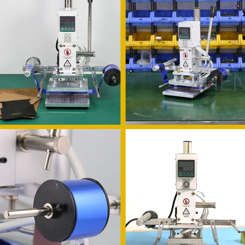 

Small Bronzing Machine Manual Leather Paper Bronzing Machine Automatic Wood Plastic Branding Machine PUleather Embossing Machine