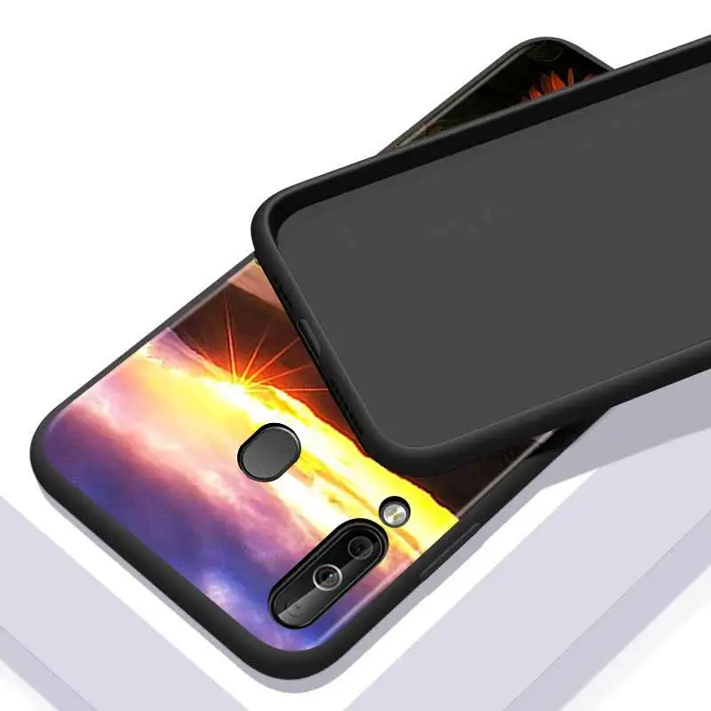 

Sunflower Flower for Huawei P Smart Z S Plus 2020 2019 Nova 5T 5i 5 4e 4 3i 3e 3 2i Phone Case Bright Black Cover