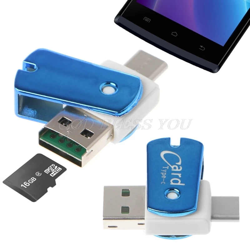 USB 3 1 Type C USBC к Micro SD TF кард-ридер адаптер для ПК Cellphon Прямая поставка | Компьютеры и