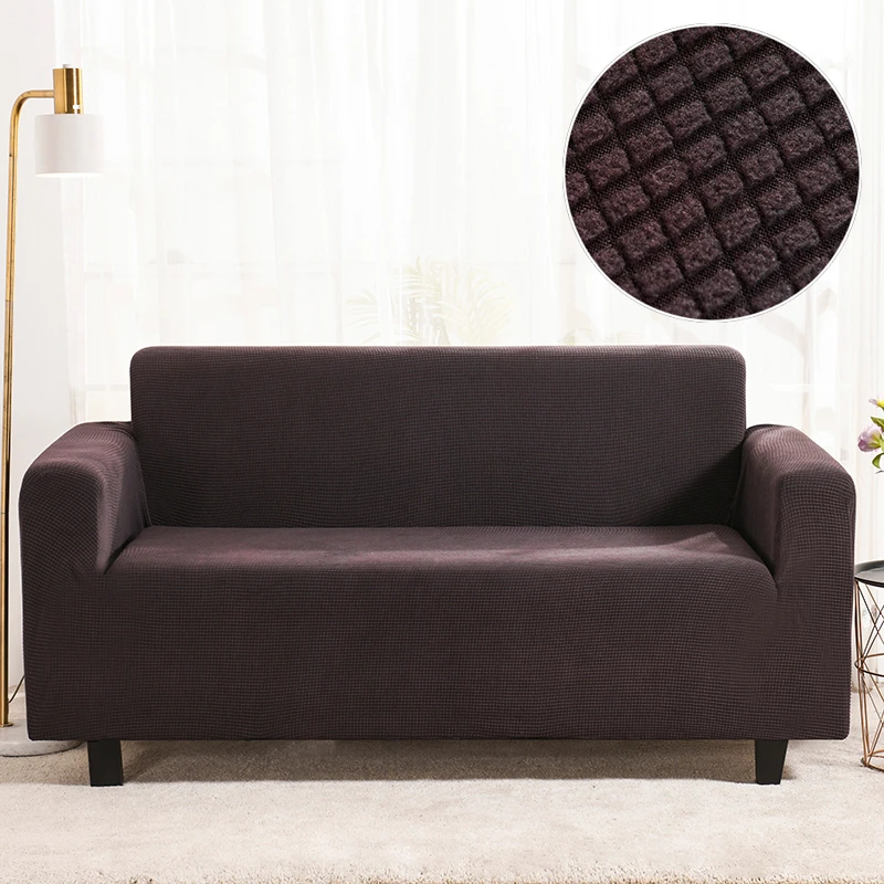 Растягивающиеся чехлы для диванов мебели спандекс текстурированная жаккардовая