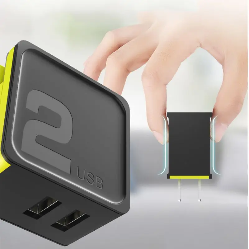 США ЕС вилка USB зарядное устройство путешествия Мощность конвертер маленький