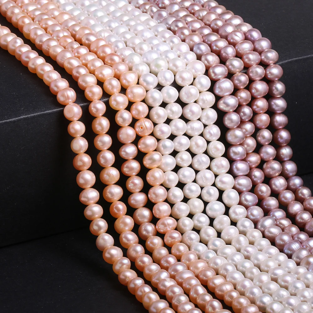 

AA Freshwater Pearl Potato-shaped Loose Beads For DIY Bracelet Earring Necklace Sewing Craft Jewelry Accessory