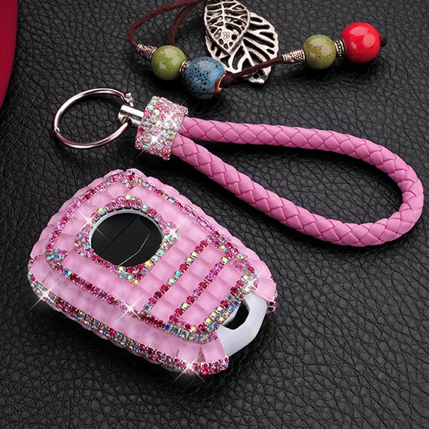Роскошный чехол для ключей от автомобиля с бриллиантами Cadillac ATS XTS XT5 CTS SRX 2015 2016 ATS-L