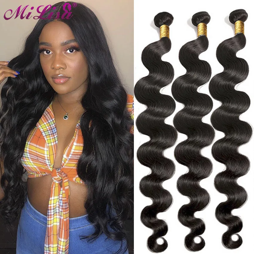 

Body Wave Bundles 30 Inch Human Hair Bundles Brazilian Body Wave Hair Extension 1 3 4 Bundle Deal Brazilian Hair Weave Bundle