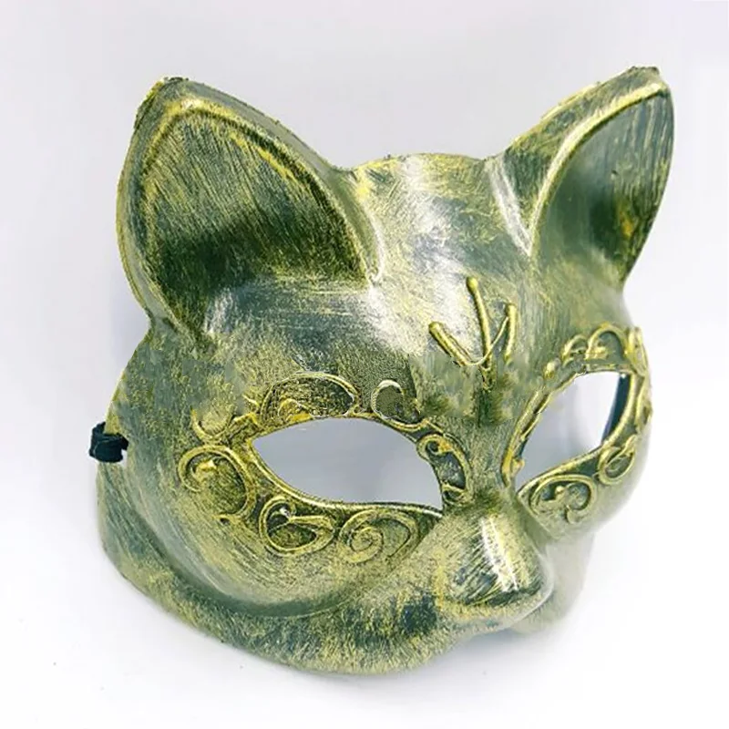 Маски для маскарада в стиле ретро модные пластиковые маски лисы косплея из