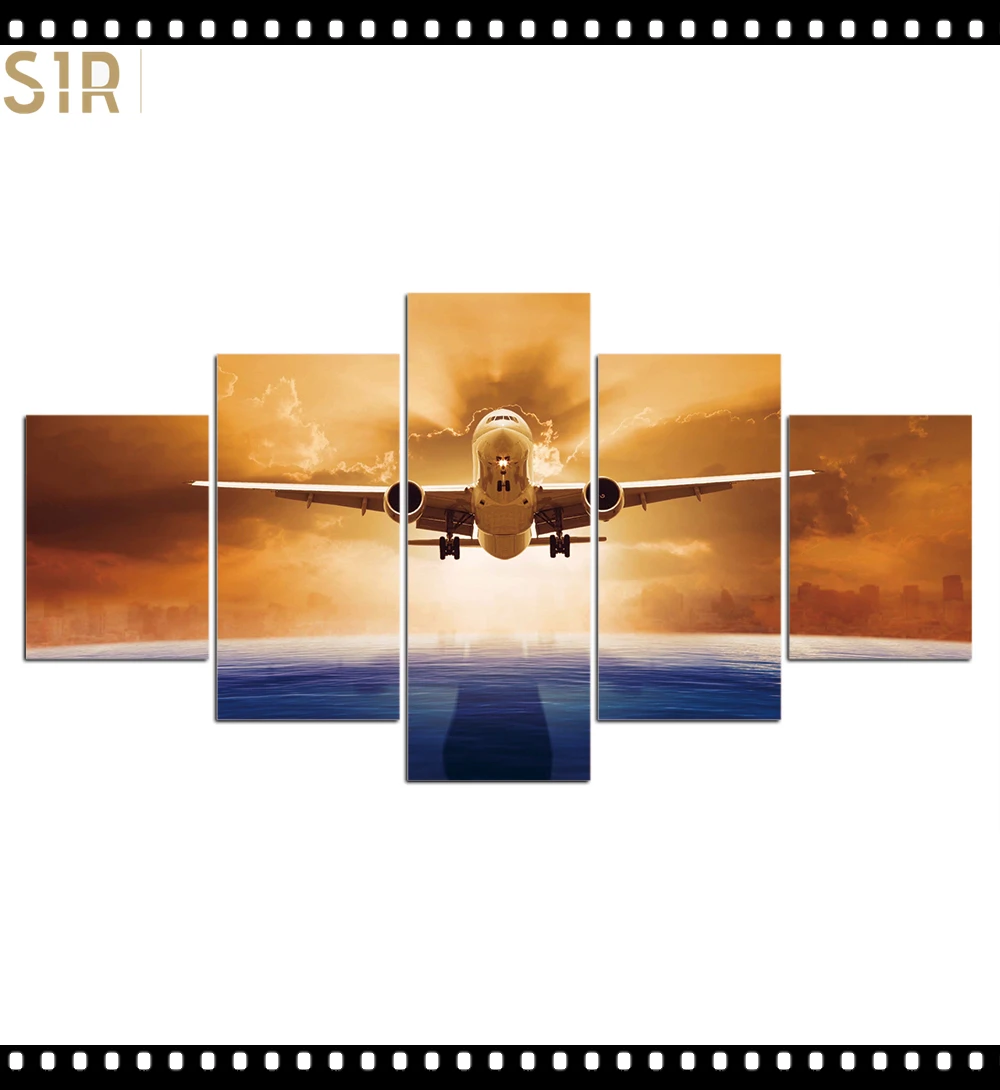 

Aircraft Decorations for The Five - Part Poster Living Room Decoration Room Decor Anime Decor Wall Paintings Home Decor Wall Art