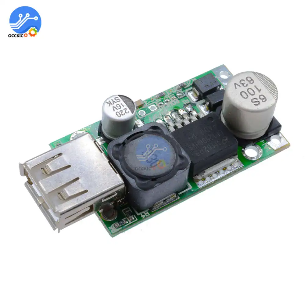 LM2596HV 5V 3A модуль зарядного устройства USB адаптер DC 9V 12V 24V 36V 48V автомобильное
