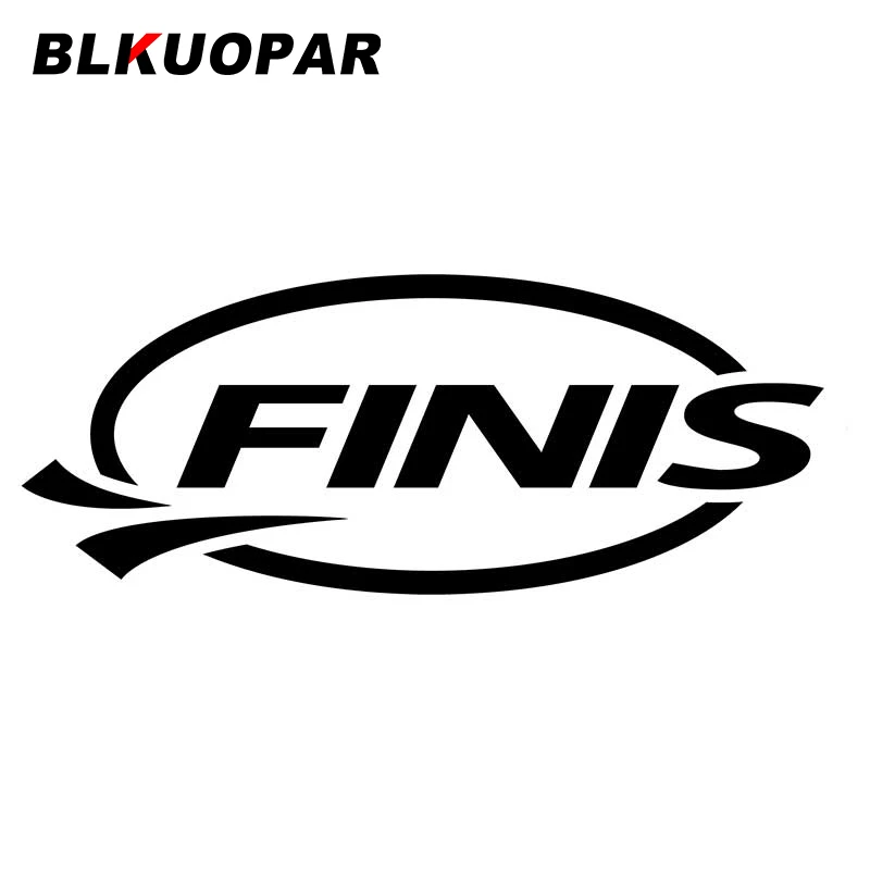 

BLKUOPAR for FINIS Excellent Swimming Car Stickers Vinyl Silhouette Scratch-Proof Decals Waterproof Sunscreen Car Accessories
