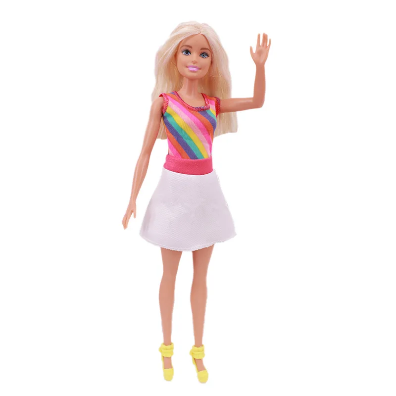12 разные стили цветное платье кампус для 11 дюймовых 26-28 см Барби и куклы блайз