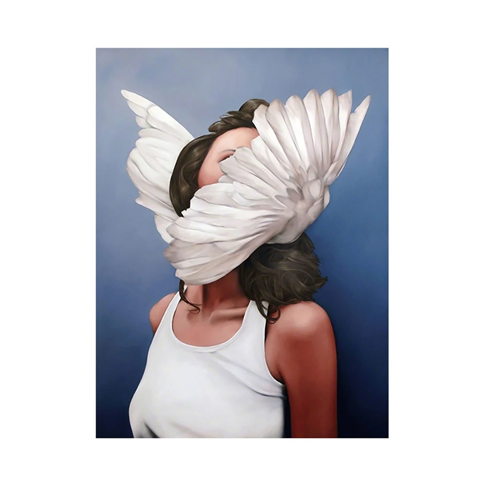 Цветочный женский холст настенная живопись Картина на холсте без рамки постеры