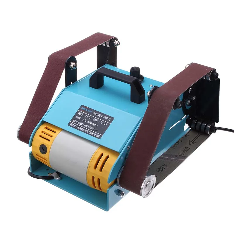 Эффективная 950W 220V многофункциональная двухосевая шлифовальная машина для рабочего стола шлифовальный ремень адаптер шлифовальная полировальная машина шлифовальная машина